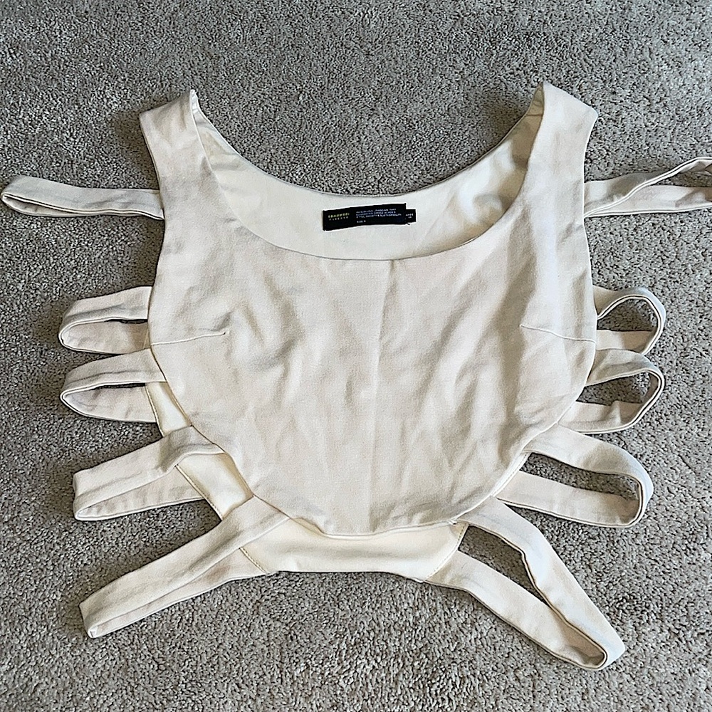 Sexy unique Finesse cut out tank top size small